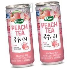 분필스 복숭아음료 푸르밀 복숭아티 240ml 30캔, 30개