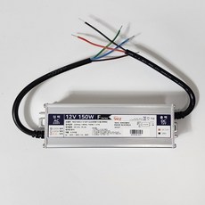 위즈엘이디 LED 방수 150W 12V IP68 SELV LED 전용 컨버터 안정기, 1개