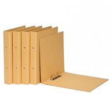 同春 牛皮紙紙製 牛皮紙圓型2孔夾/3孔夾/4孔夾 12個/箱，辦公文件收納整理必備, 1個, 圓型2孔夾 GF1360S