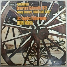 중고LP) Tchaikovsky -1812 Overture/Fantasy Overture Romeo and Julet (차이코프스키/주빈메타) EX-/EX+