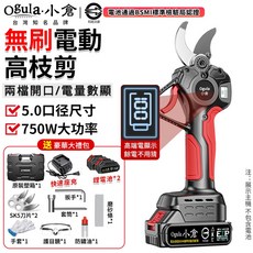 Ogula・小倉 無刷電動高枝剪 750W大功率 5.0口徑, 1個