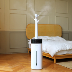 엔투스 복합식 대용량 가습기 가열식 초음파식 통세척 타워형 18리터