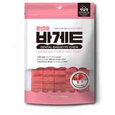 딸기 바게트츄 강아지치석제거껌
