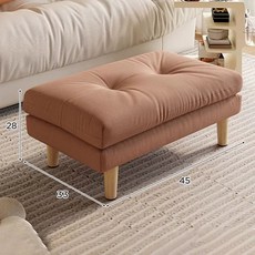 발받침대 사무실발판 다리받침대 원목페달 발패드 쿠션 발받침대, L. 업그레이드더욱 편안해진 커피 브라운