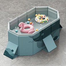 크크섬 물놀이 접이식 수영장 가정용풀장 이동식 대형 간이수영장, 1개