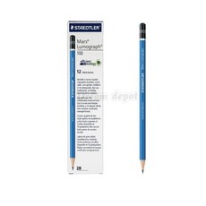 스테들러 마스 루모그라프 100 전문가용 연필 12개 1타스, 2B, 1통(12개)
