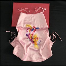 新款復古印花肚兜 薄款內搭寬鬆大碼睡衣女, 1個, 粉色鳳凰,M 120斤, 粉色鳳凰