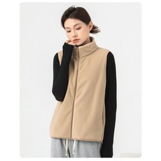 搖粒絨馬甲女戶外休閒百搭時尚抓絨衣內搭保暖上衣