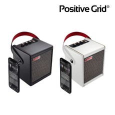 포지티브그리드 스파크미니 일렉기타앰프 블루투스스피커 PositiveGrid SPARK MINI, 화이트, 1개