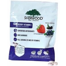 셔우드 소동물 트리플 베리 비타민 C 100정 [Sherwood Triple Berry Vitamin C], 60g, 1개
