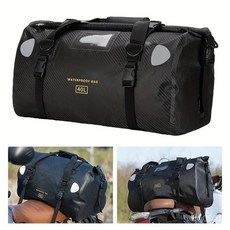 摩託車尾包防水後座包雙肩包大容量騎行包-臺灣出貨, 軍綠色M摩托尾包,40L