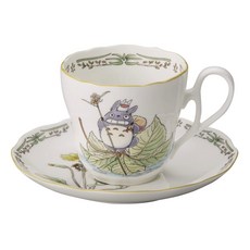 龍貓 茶杯碟組, 笑顏拿花划葉船, 1套, 杯盤組