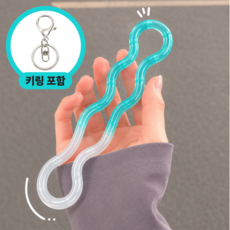 온도변화 트위스트 피젯토이 꼬불이, 1개, 민트
