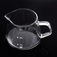 장유 로하티 내열유리 핸드드립 커피서버 300ml 드립포트
