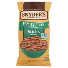 스나이더스 오브 하노버 프레첼 스틱 482g SNYDERS OF HANOVER Pretzel Sticks 17 OZ, 1개, 481g