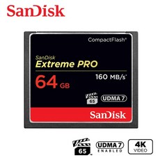 SanDisk Extreme Pro 64G 160M CF 記憶卡 - 專業攝影師和錄影師高速記憶卡, 1個