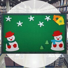 환경꾸미기소품 눈사람 1개입 게시판꾸미기 교실환경미화 데코용품 공간장식 게시판울타리 공작활동