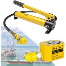 수동 유압 펌프가 장착된 유압 실린더 잭 10T20T30T, 10T10MM