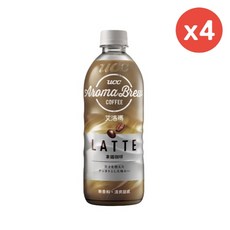 UCC 艾洛瑪拿鐵, 4個, 500ml