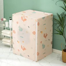 秋日森林 洗衣機罩 防塵罩, 秋日森林【洗衣機罩加厚防水】,滾筒前開【適合8-10公斤】