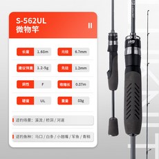 釣友俱樂部 池刃路肯特 遠投路亞竿 直柄微物竿 富士導環 碳素拋竿 漁具, 微物直柄,1.68