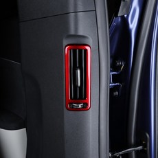 카스타 호환 EV6 페이스리프트 튜닝 용품 2열 B필러 송풍구 커버, (레드) 2열 B필러 송풍구 커버 2P, 기타