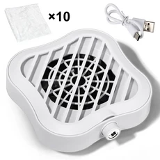 신제품 2026 5V 미니 USB 네일 먼지 흡입기 전문가용 진공 청소기 젤 더스터 아트 살롱 장비용, 01 white