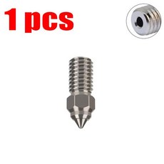 엔더 3 V3 SE 깍지 엔더 7 스파이더 엔더 5 S1 시리즈용 0.2 0.4 0.6 0.8 1.0mm 3D 프린터 부품 고속 노즐 1 개 2 개 3 개, 16)1 Plated Copper