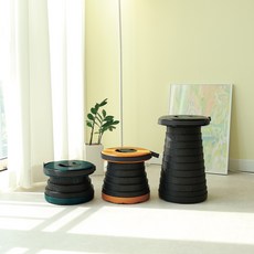 라파즈 폴딩스툴의자, 오렌지, 1개