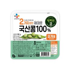 CJ 2가지로만 제대로 국산콩두부 찌개용, 12개, 380g