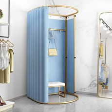 이동식 간이 피팅룸 프레임 공간구분 매장 활용도, 공식 표준, 8. 골드스탠드+블루