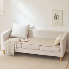 [코스트코]루마인 홈 양모 소파패드 60x180cm - 웨이브 베이지