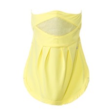 【海夫健康生活館】MEGA COOUV 冰感 防曬 透氣 口罩 4色任選(UV-502), 黃色