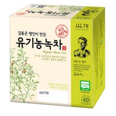 쌍계명차 김동곤 명인이 만든 국내산 유기농 녹차 작설, 1.2g, 40개입, 1개