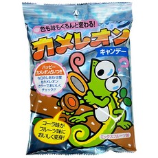 카멜레온 캔디 4가지맛 색과맛이 변하는캔디, 4개, 60g