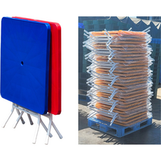 노랑 파라솔 사각탁자 야외 테이블 편의점 플라스틱 편안한 포차 접이식 포장마차 정사각 1개, 상세페이지 참조