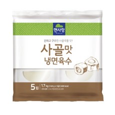 [비에스푸드몰]면사랑 사골맛냉면육수 실온, 340g, 10개