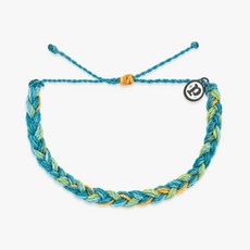Pura Vida 美國手工 MULTI BRAIDED 多色編織可調式衝浪手環, 1個, 摩納哥
