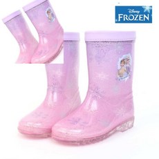일햐 장화 겨울왕국2 글리터패턴 장마신발 아동장화 유아레인부츠