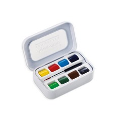 SEN-NELIER 法國 申內利爾 蜂蜜塊狀水彩 8色迷你試色套組 N131618, 1.5ml, 8個