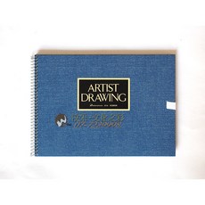 MARUMAN 藝術家牛仔布封面環裝素描本 藍色 F0-F3, F0(S50A-01)紅