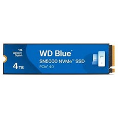 Western Digital 威騰 SN5000 NVMe固態硬碟 藍色, WDS400T4B0E, 4TB