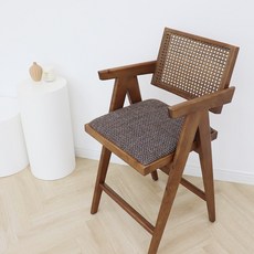 AB라탄바 아일랜드 식탁 홈바체어 라탄 홈바의자, 브라운 620, 1개