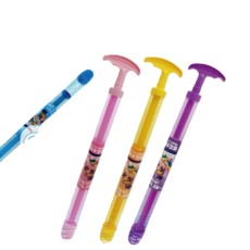 35公分抽拉煙花水槍 旋轉水槍 創意浪漫水槍 夏日戲水玩具, 1個, 煙花水槍(4色隨機), 4色隨機