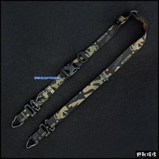 野戰搖滾SECTOR SEVEN多功能輕型背帶、背包背帶【黑色、泥色、多地形迷彩】迷彩背帶槍背帶側背包肩帶戰術背帶, 黑色多地形, 1個