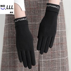 4D 女士冬季保暖手套 防風騎行 Therml 觸摸屏連指手套