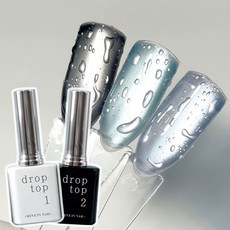 레브젤 워터버블 드롭탑 2종 세트 물방울 네일, 2개, 10ml, 드롭탑2종세트 2개, 10ml, 드롭탑2종세트