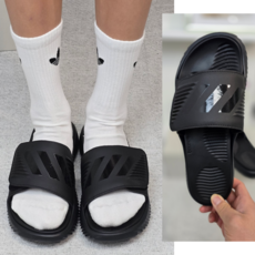 아디다스 알파바운스 슬라이드 슬리퍼 블랙