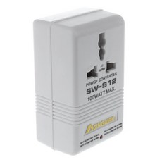 SINGWAY 100W 110V/120V ~ 220V/240V 승압 및 강압 전압 변환기 변압기 여행용 화이트