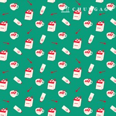 방수천 라미네이트원단 TPU 방수원단 20수 체크 꽃무늬 플라워 147종, 160) 오디너리테이블, 1개